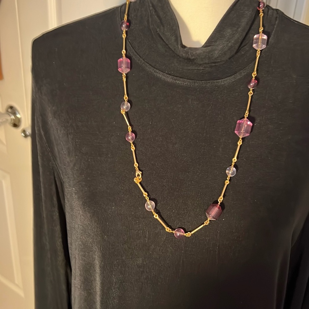 Necklace and two sets of earrings